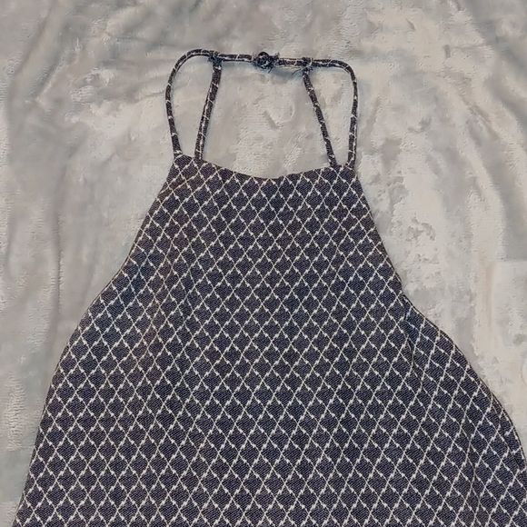 Navy Printed lined camisole - Picture 9 of 12